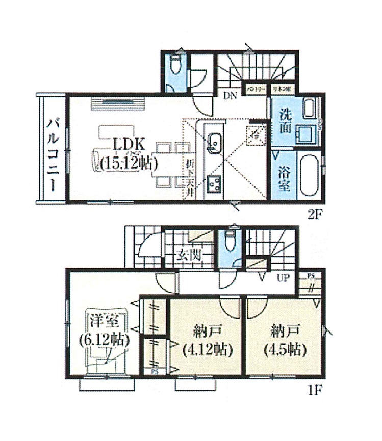 2号棟　間取図
