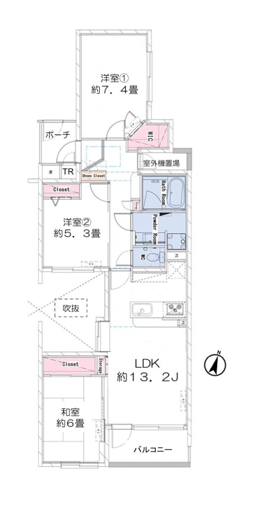 間取図　3LDK
