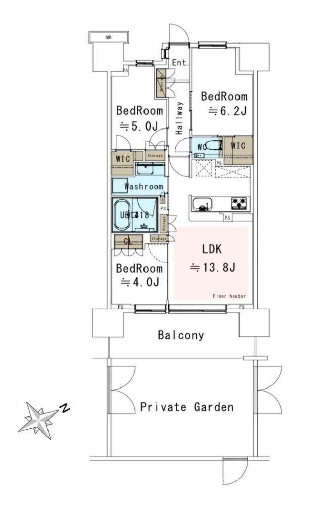 間取図　3LDK