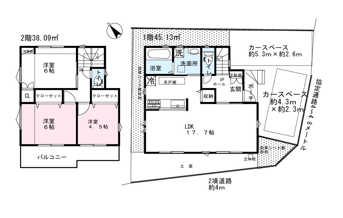 区画図、間取図 3LDK 区画図、間取図 3LDK