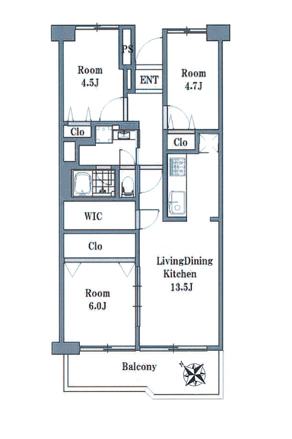 間取図 3LDK 間取図 3LDK