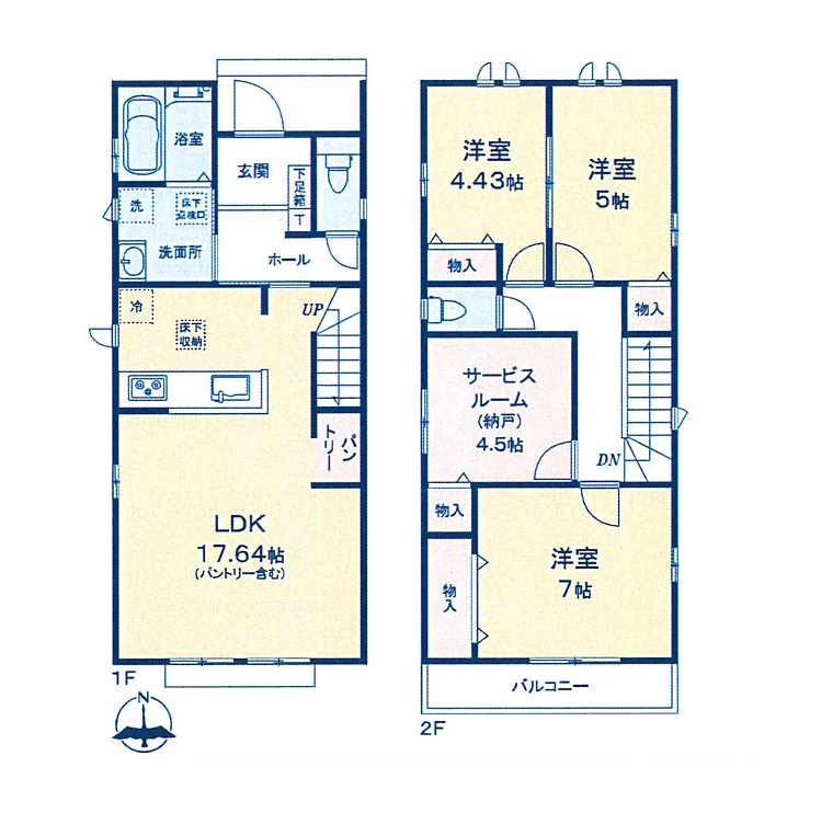 A号棟 間取図 A号棟 間取図