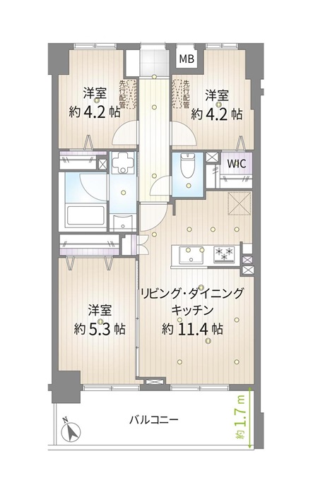 間取図 3LDK 間取図 3LDK
